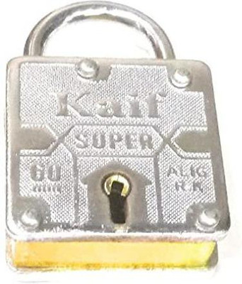 Chandan 60 MM lock Padlock(Silver)