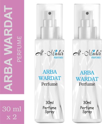 Al-Mahir Arba Wardat Combo Perfume Spray For Men & Women 30ML + 30ML Perfume  -  60 ml(For Men & Women)