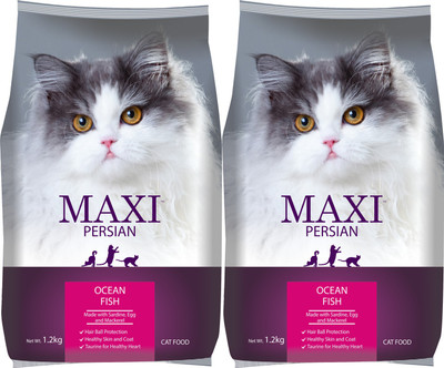 Maxi Buy 1 get 1 (2x1.2kg), Ocean Fish 2.4 Kg Dry Adult Cat Food