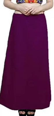Vimal Gold Petticot Purple Pure Cotton Petticoat(XL)