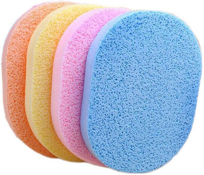 HARTOSH AFFINITY SET OF 4 PUFF SPONGE FOR FACE ( MOISTURE SEALED INSIDE FOR LONG LASTING)