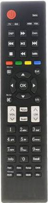 Akshita TV Compatible For MM-6 LED LCD Universal Remote Control ( Chake Image With Old Remote ) MicroMax Remote Controller(Black)