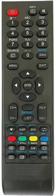 Akshita TV Compatible For MM-8 LED LCD TV Remote Control ( Chake Image With Old Remote ) MicroMax Remote Controller(Black)