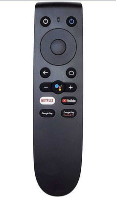 Akshita 4K LED LCD Smart TV TV Compatible For Bluetooth Voice command Remote Control ( Chake Image With Old Remote ) ONEPLUS Remote Controller(Black)