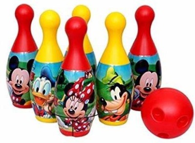 ZHASK Bowling Game Set for Kids with 6 Pin 1 Ball Sport Toys Gift for Baby Boys Girls Age 3 4 5 6 Years Old