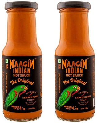 NAAGIN Original Indian Hot Chilli Spicy Sauce Sauces(2 x 115 g)