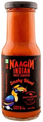 NAAGIN Indian Bhoot Jolokia Chilli Sauce Sauces(230 g)