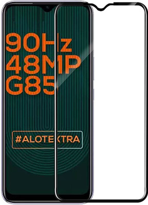 Juberous Edge To Edge Tempered Glass for Infinix Hot 10S(Pack of 1)
