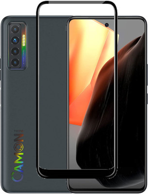 HOBBYTRONICS Edge To Edge Tempered Glass for Tecno Spark 8 Pro(Pack of 1)