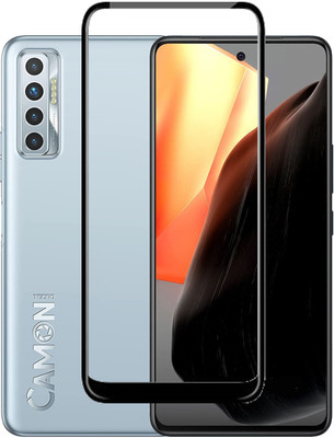 MaxR Edge To Edge Tempered Glass for TECNO CAMON 17 TECNO CAMON 17 PRO(Pack of 1)