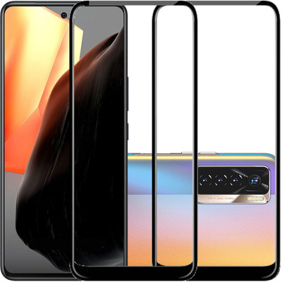 HOBBYTRONICS Edge To Edge Tempered Glass for TECNO CAMON 17, TECNO CAMON 17 PRO(Pack of 2)