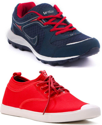 ASIAN Walking Shoes For Men(Red, Blue)