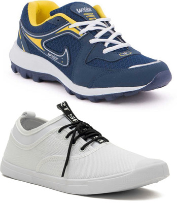 ASIAN Walking Shoes For Men(White, Blue)