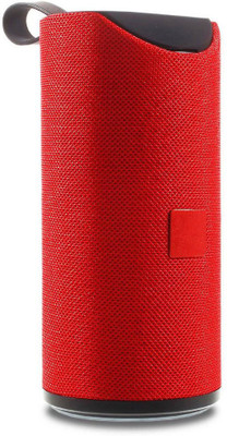 Worricow Portable Wireless TG-113 Deep Bass 5 W Bluetooth Speaker 5 W Bluetooth Speaker(Red, Stereo Channel)