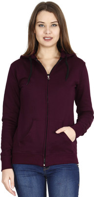 Fleximaa Full Sleeve Solid Women Sweatshirt