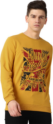PETER ENGLAND Full Sleeve Graphic Print Men Sweatshirt