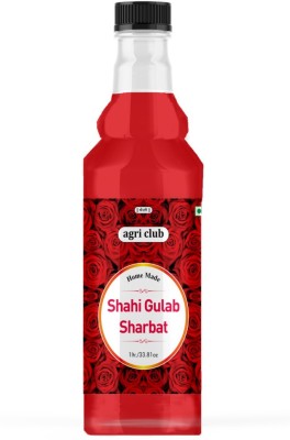 AGRI CLUB Shahi Gulab Sharbat 1L Shahi Gulab(1 L, Pack of 1)