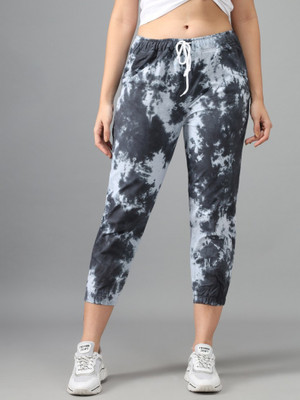 Dockstreet Dyed Women Black Track Pants