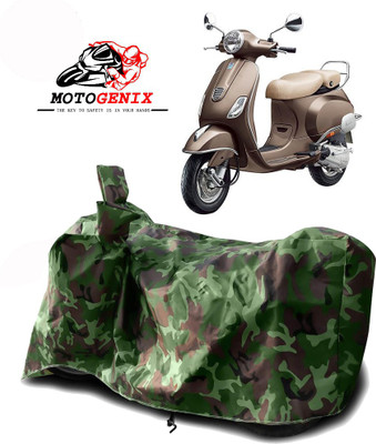 MOTOGENIX Two Wheeler Cover for Vespa(Vespa, Green)
