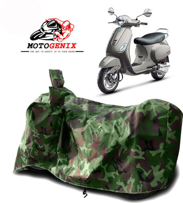 MOTOGENIX Two Wheeler Cover for Vespa(Vespa VXL 125, Green)
