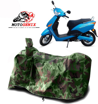 MOTOGENIX Two Wheeler Cover for Hero Electric(Electric Optima Plus, Green)