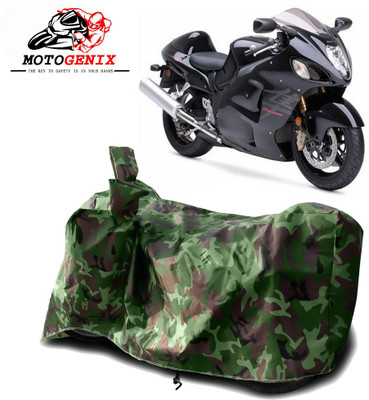 MOTOGENIX Two Wheeler Cover for Suzuki(GSX R1300 Hayabusa, Green)