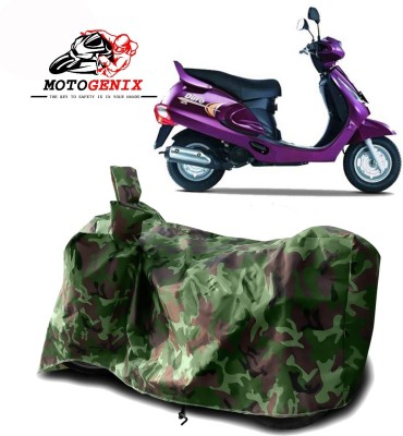 MOTOGENIX Two Wheeler Cover for Mahindra(Duro 125, Green)