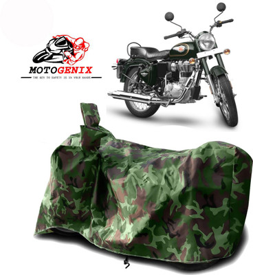MOTOGENIX Two Wheeler Cover for Royal Enfield(Standard 350, Green)