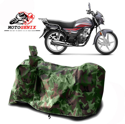 MOTOGENIX Two Wheeler Cover for Honda(CD 110 Dream, Green)
