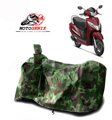 MOTOGENIX Two Wheeler Cover for Honda(Activa, Green)