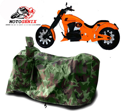 MOTOGENIX Two Wheeler Cover for Harley Davidson(Legend, Green)