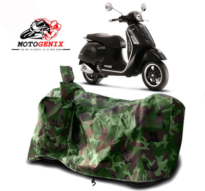 MOTOGENIX Two Wheeler Cover for Vespa(Piaggio Vespa, Green)