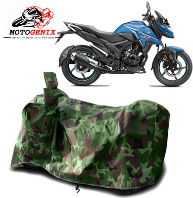 MOTOGENIX Two Wheeler Cover for Honda(X-Blade, Green)