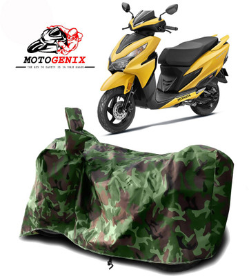 KPIND Waterproof Two Wheeler Cover for Honda(Grazia, Green)