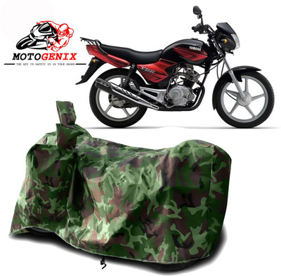MOTOGENIX Two Wheeler Cover for Yamaha(YBR 110, Green)