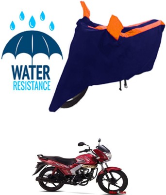 RONISH Waterproof Two Wheeler Cover for Mahindra(Centuro XT, Black, Orange)