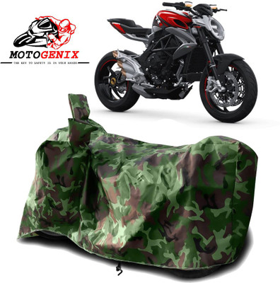 MOTOGENIX Two Wheeler Cover for MV Agusta(Brutale, Green)