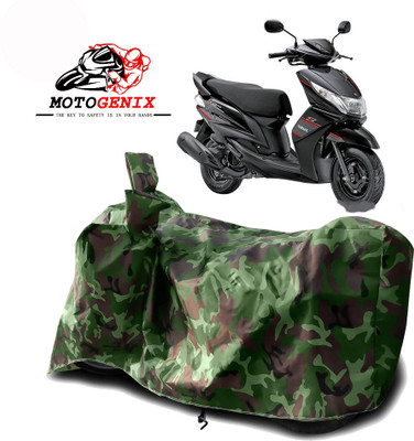 MOTOGENIX Two Wheeler Cover for Yamaha(Ray Z, Green)