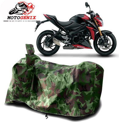 MOTOGENIX Two Wheeler Cover for Suzuki(GSX S1000, Green)