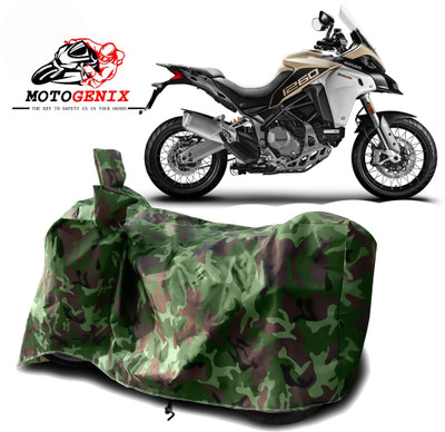 MOTOGENIX Two Wheeler Cover for Ducati(Multistrada 1260, Green)