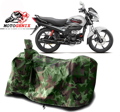 MOTOGENIX Two Wheeler Cover for Hero(Passion Pro i3S, Green)
