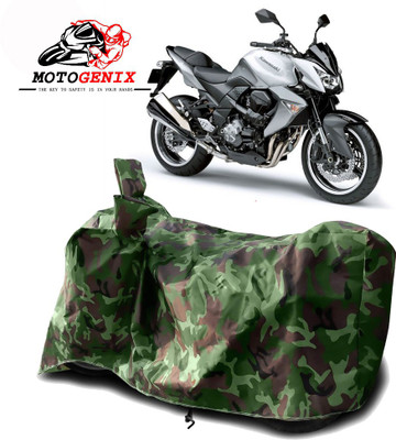 MOTOGENIX Two Wheeler Cover for Kawasaki(Z800, Green)