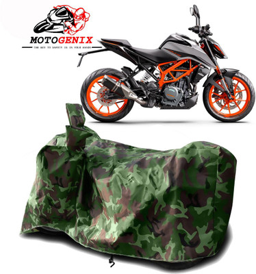 MOTOGENIX Two Wheeler Cover for KTM(Duke 390 ABS, Green)