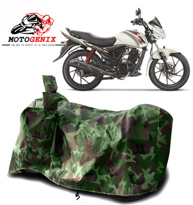 MOTOGENIX Two Wheeler Cover for Suzuki(Sling Shot Plus, Green)