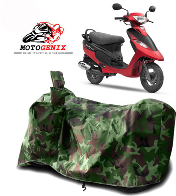 MOTOGENIX Two Wheeler Cover for TVS(Scooty Pep+, Green)