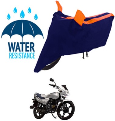 RONISH Waterproof Two Wheeler Cover for LML(Freedom DX, Black, Orange)