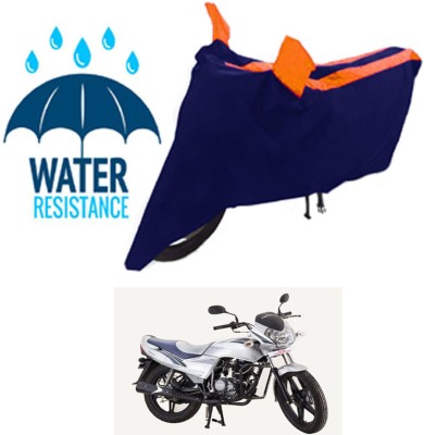 RONISH Waterproof Two Wheeler Cover for LML(Freedom LS, Black, Orange)