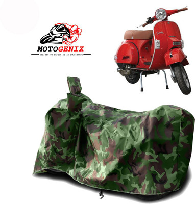 MOTOGENIX Two Wheeler Cover for LML(Star Euro 150, Green)