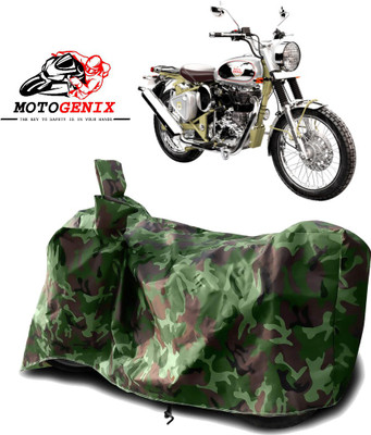 MOTOGENIX Two Wheeler Cover for Royal Enfield(Bullet Trials 500, Green)