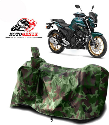 MOTOGENIX Two Wheeler Cover for Yamaha(FZ25, Green)